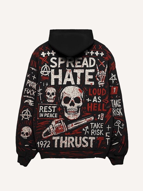Fashion Casual Printed Polyester Sweater
