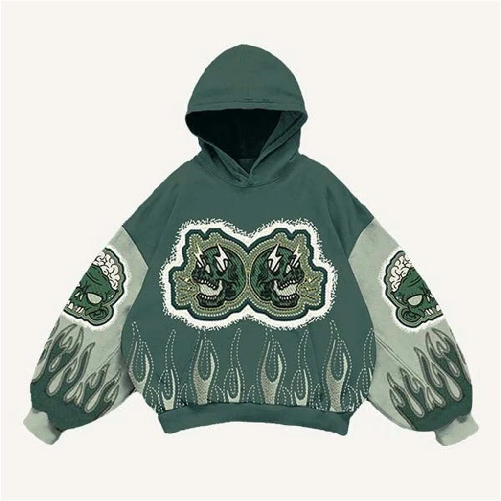 Fashion Casual Printed Polyester Sweater